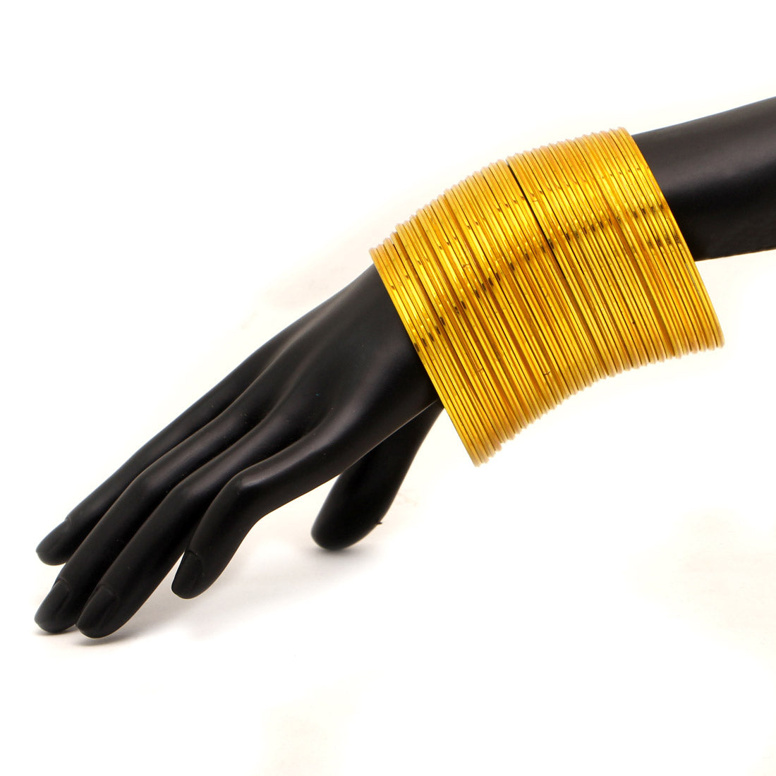 Haldi Color 4 Set Of Fashion Bangles Combo Size(2 Set Of 2.6, 2 Set Of 2.8) FB138CMB