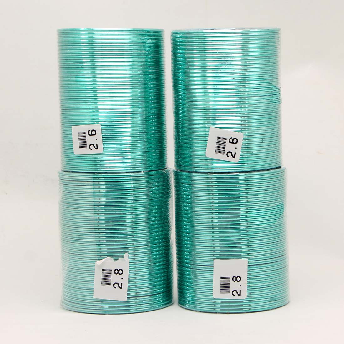 Surf Color 4 Set Of Fashion Bangles Combo Size(2 Set Of 2.6, 2 Set Of 2.8) FB155CMB