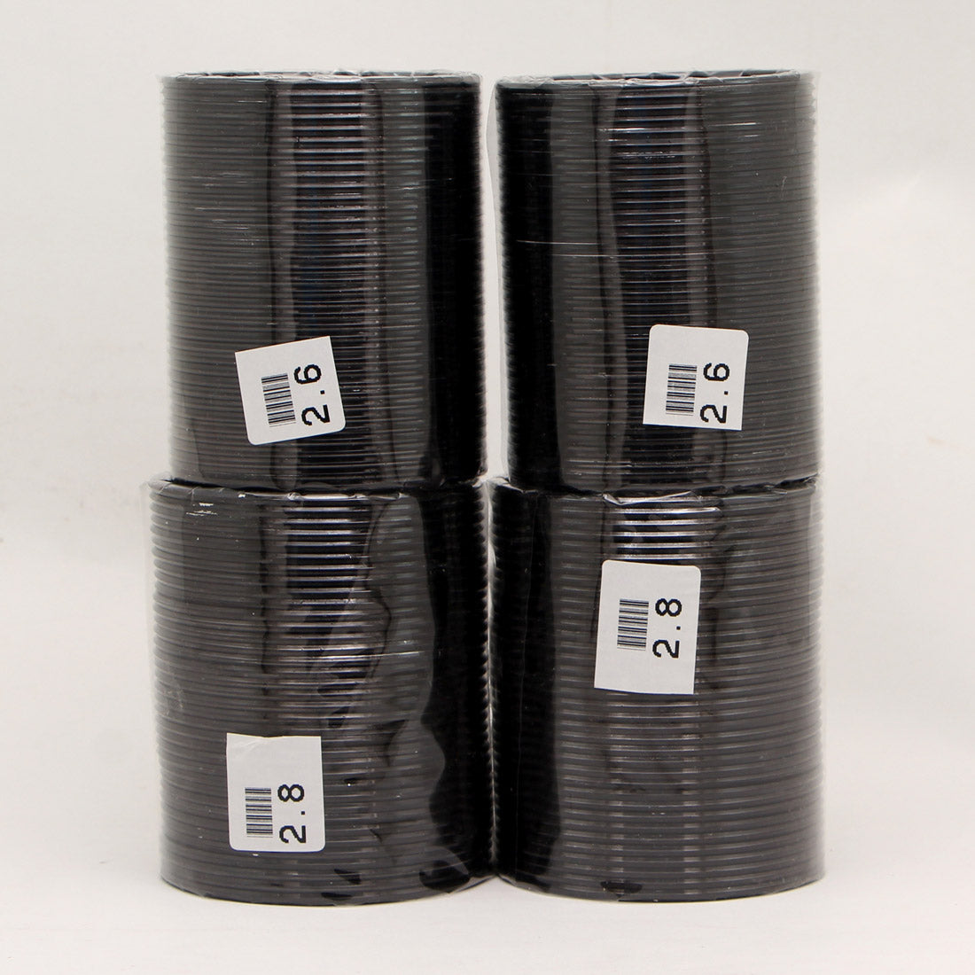 Black Color 4 Set Of Fashion Bangles Combo Size(2 Set Of 2.6, 2 Set Of 2.8) FB158CMB