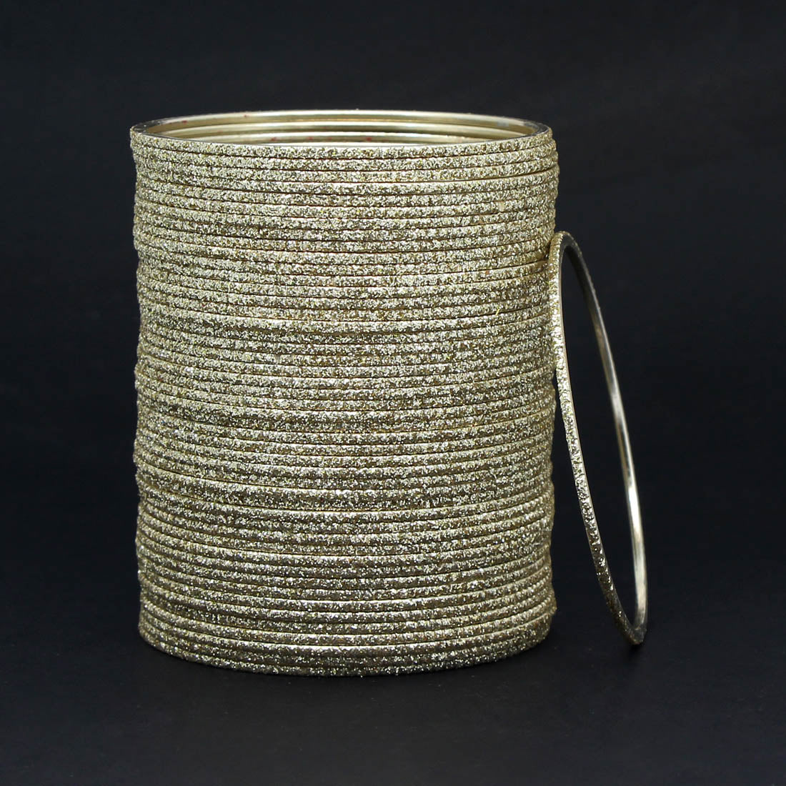 Gold Color 2 Set Of Fashion Bangles Combo Size: 2.10 (FB250CMB)