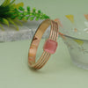 Pink Color Monalisa Stone Bracelet (GSB294PNK)