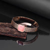 Pink Color Monalisa Stone Bracelet (GSB294PNK)