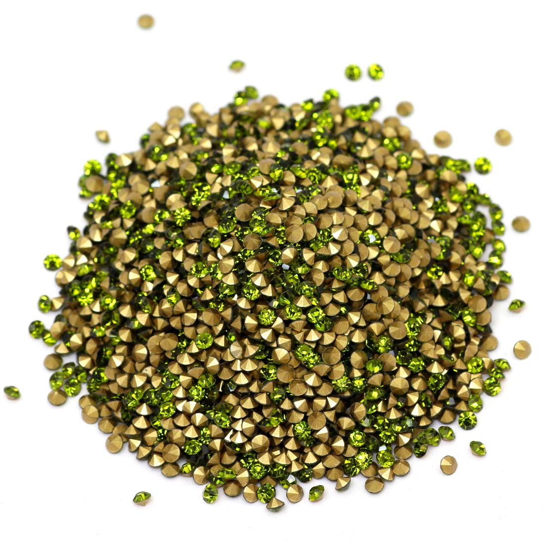 Green Color Crystal Rhinestone Jewellery Raw Material (JRM111GRN)