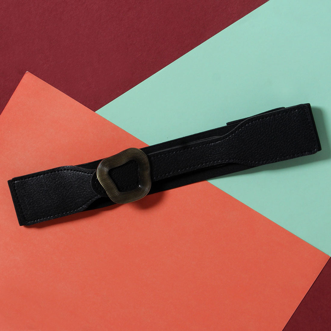 Black Color Kamarband Waist Belt For Women//Girls (KMBND457BLK)