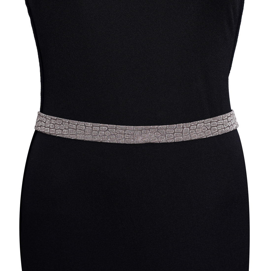Dark Gray Color Kamarband Waist Belt For Women//Girls (KMBND503DGRY)