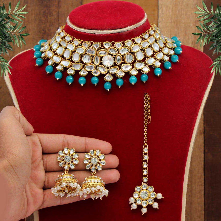 Kundan Necklace set (KN1038)