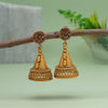 Gold Color Matte Gold Earrings (MGE251GLD)