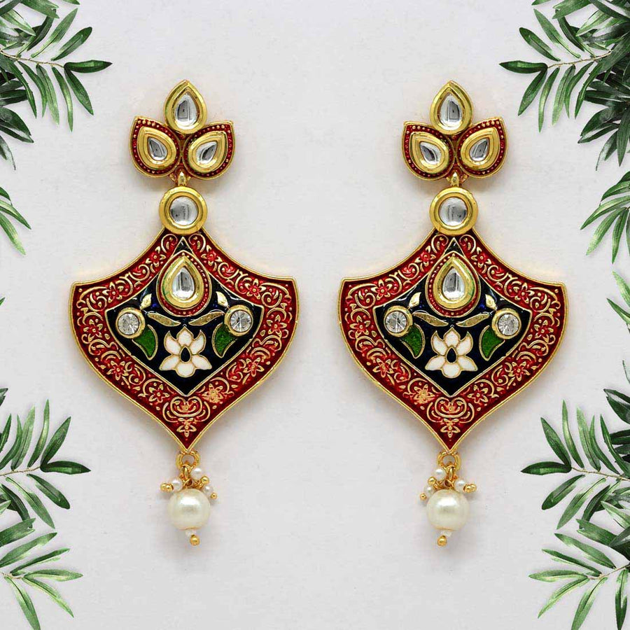 Meenakari Earrings (MKE1152)