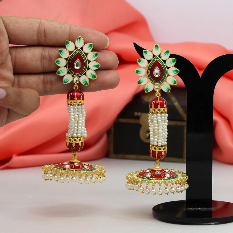 Meenakari Earrings (MKE1497)
