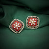 Maroon Color Mint Meena Earrings (MNTE455MRN)