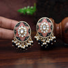 Black Color Mint Meena Earrings (MNTE457BLK)