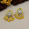 Yellow Color Mint Meena Earrings (MNTE457YLW)