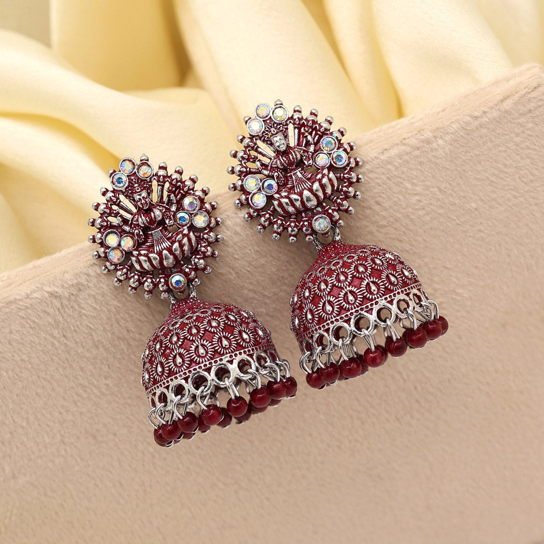 Mint meena earrings Clearance