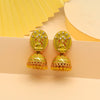 Yellow Color Oxidised Mint Meena Earrings (MNTE479YLW)