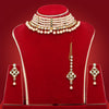 Gold Color Kundan Mirror Necklaces Set  (MRN106GLD)