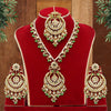 Pista Green Color Kundan Mirror Necklaces Set (MRN107PGRN)
