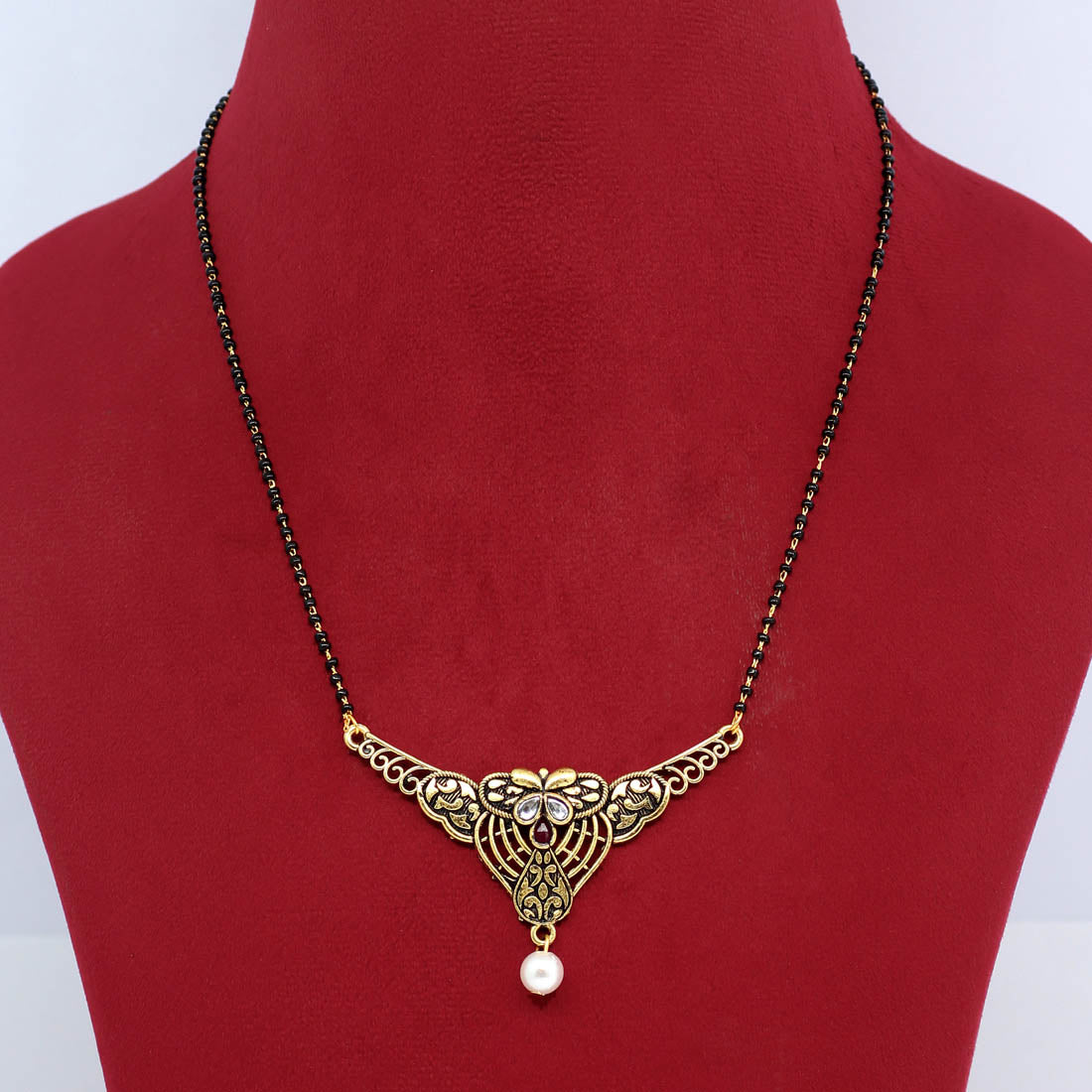 Assorted Color 5 Piece Of Mangalsutra Combo (MS154CMB)