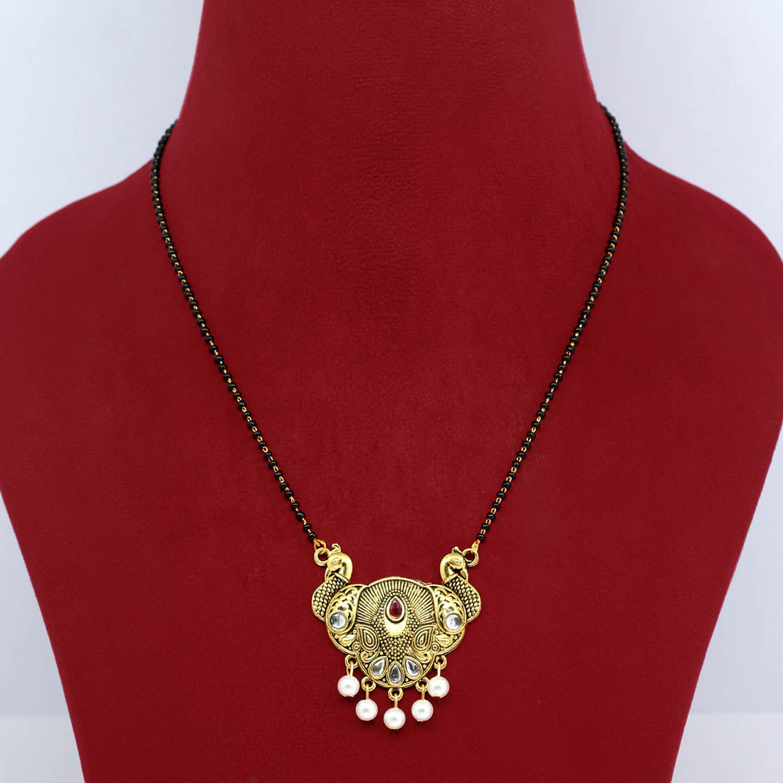 Assorted Color 5 Piece Of Mangalsutra Combo (MS162CMB)