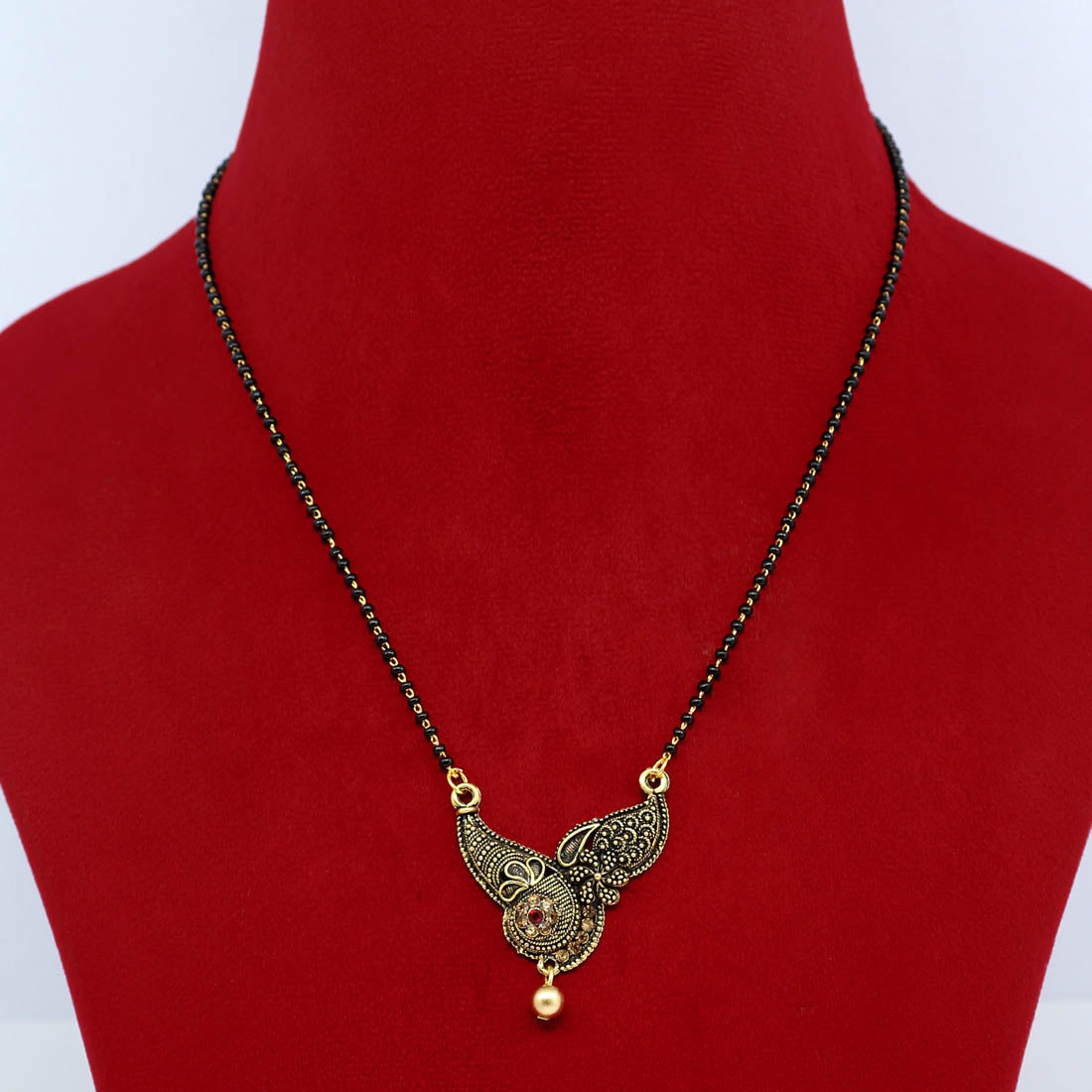 Assorted Color 5 Piece Of Mangalsutra Combo (MS166CMB)