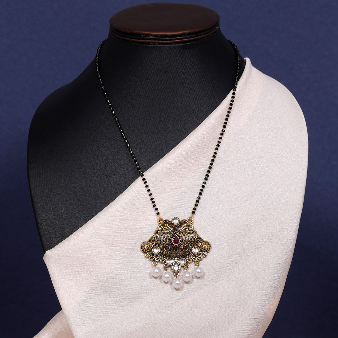 White Color Mangalsutra (MS288WHT)