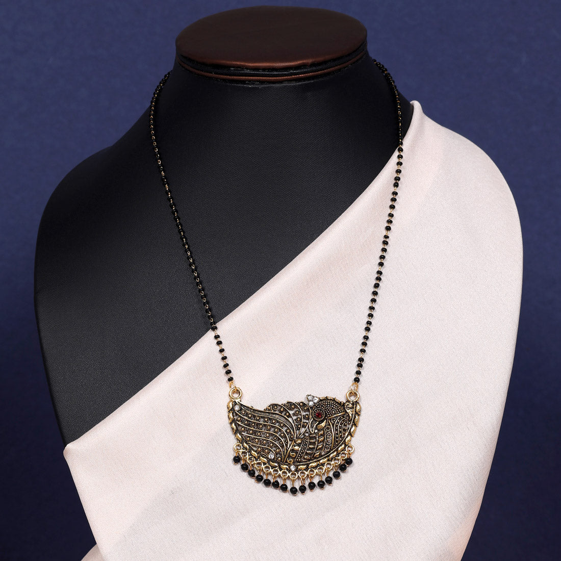 Black Color Mangalsutra (MS290BLK)
