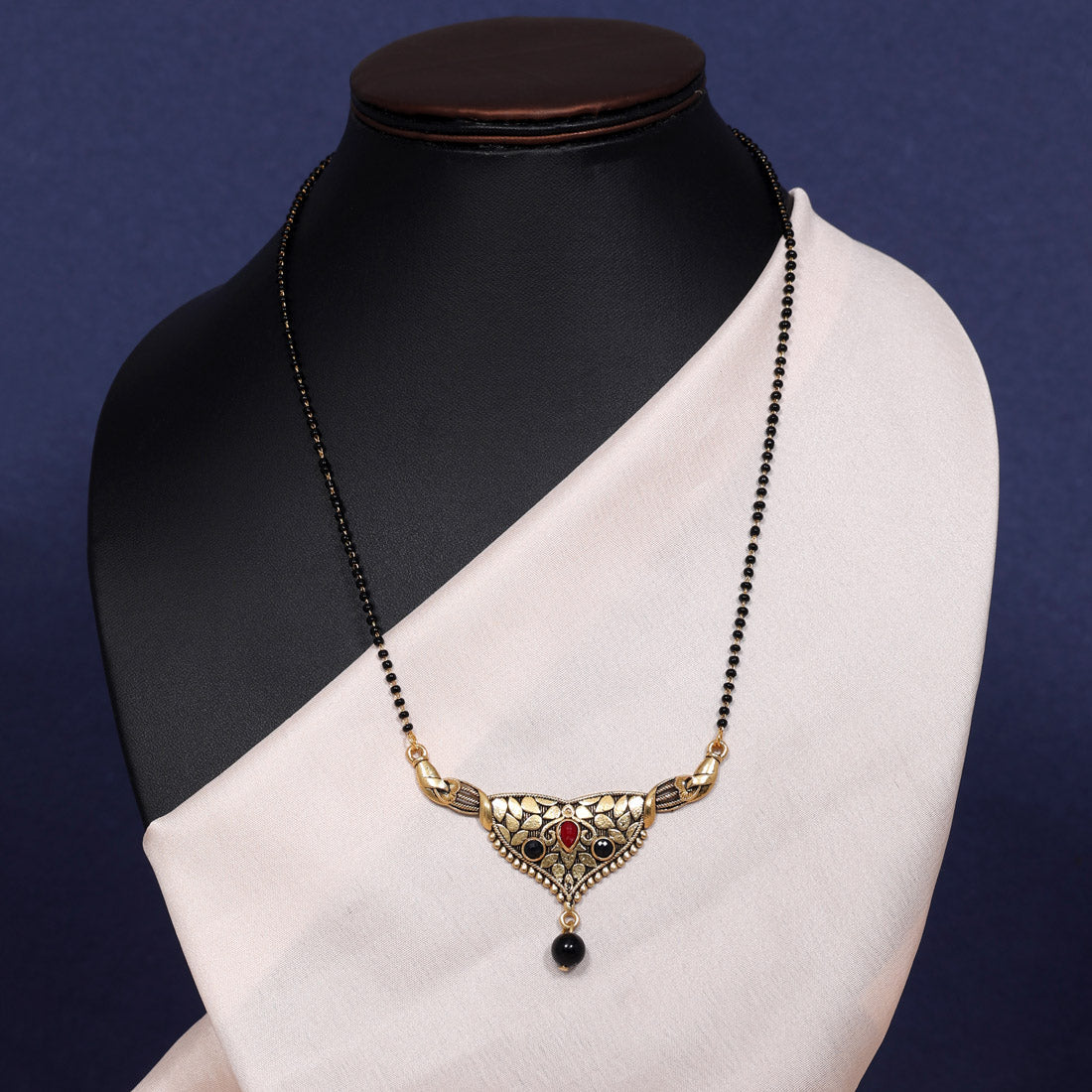 Black Color Mangalsutra (MS293BLK)