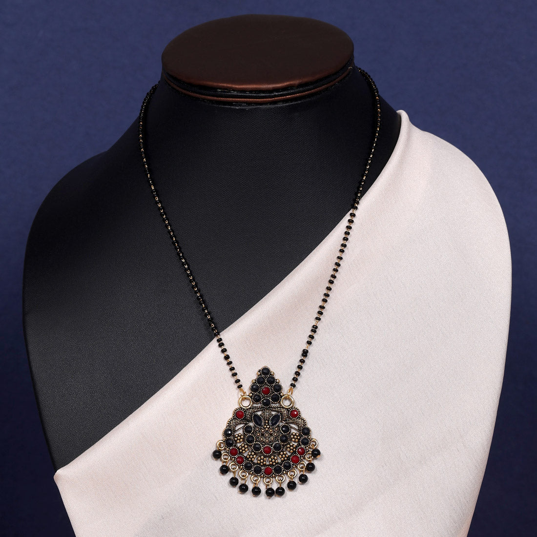 Black Color Mangalsutra (MS295BLK)