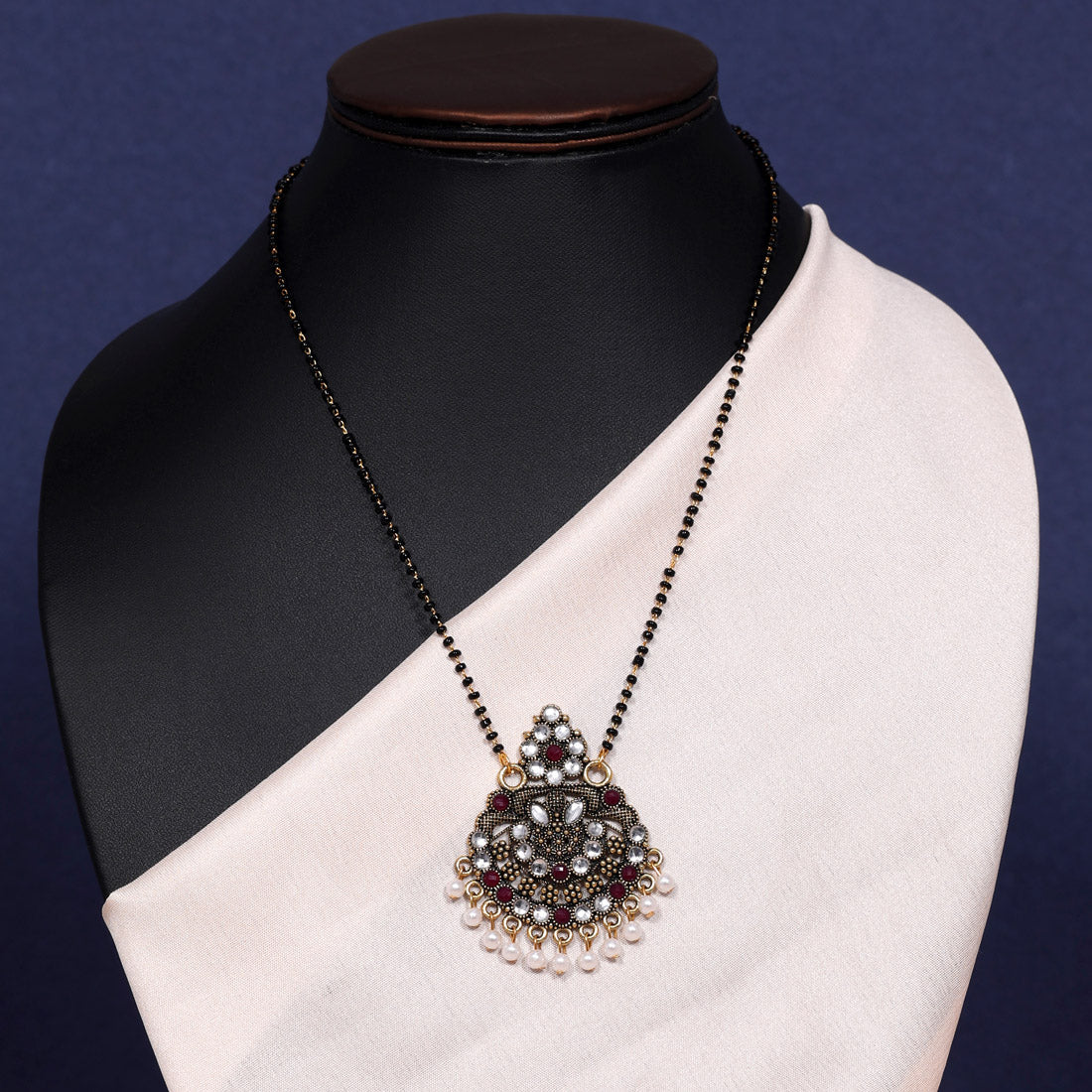 White Color Mangalsutra (MS295WHT)