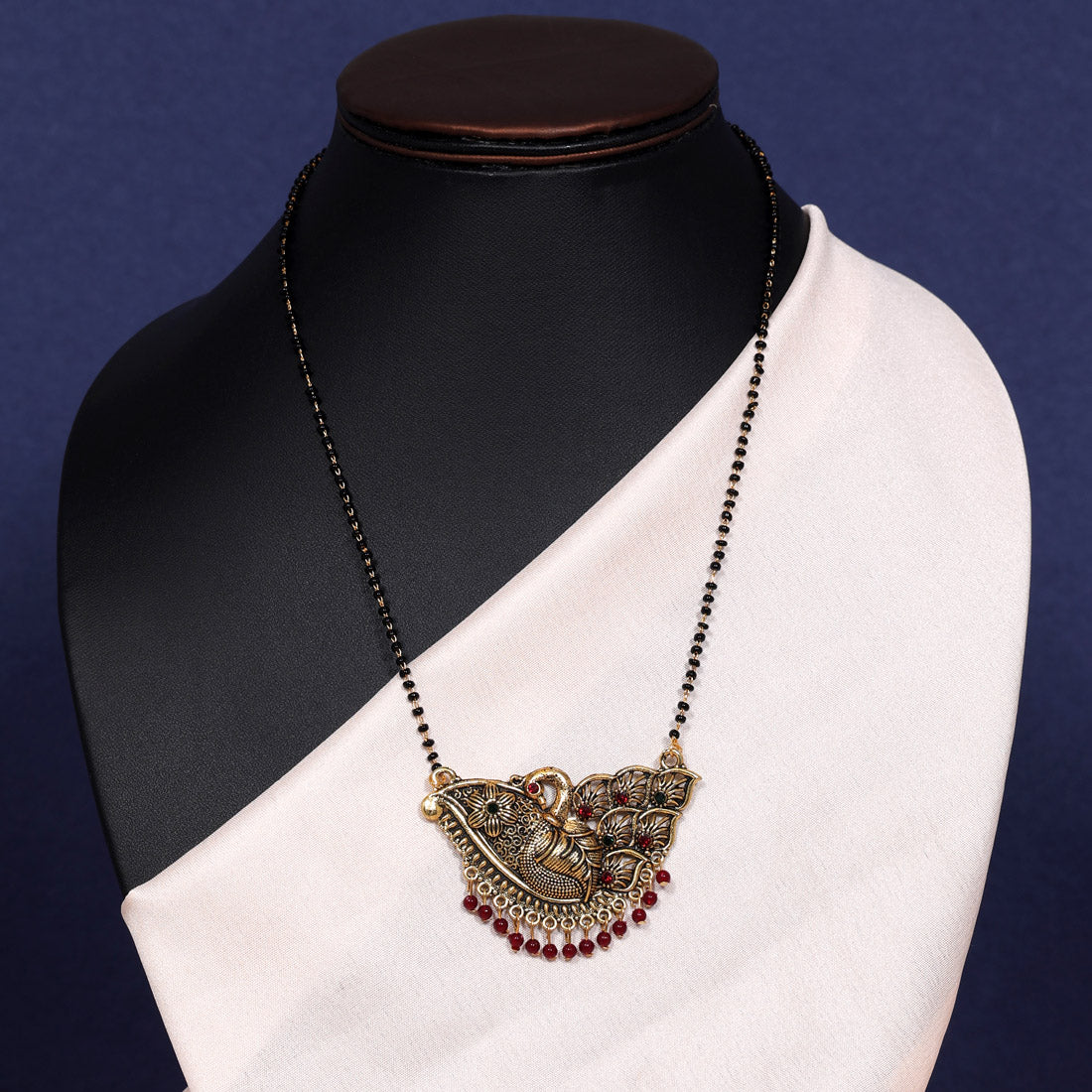 Maroon & Green Color Mangalsutra (MS296MG)