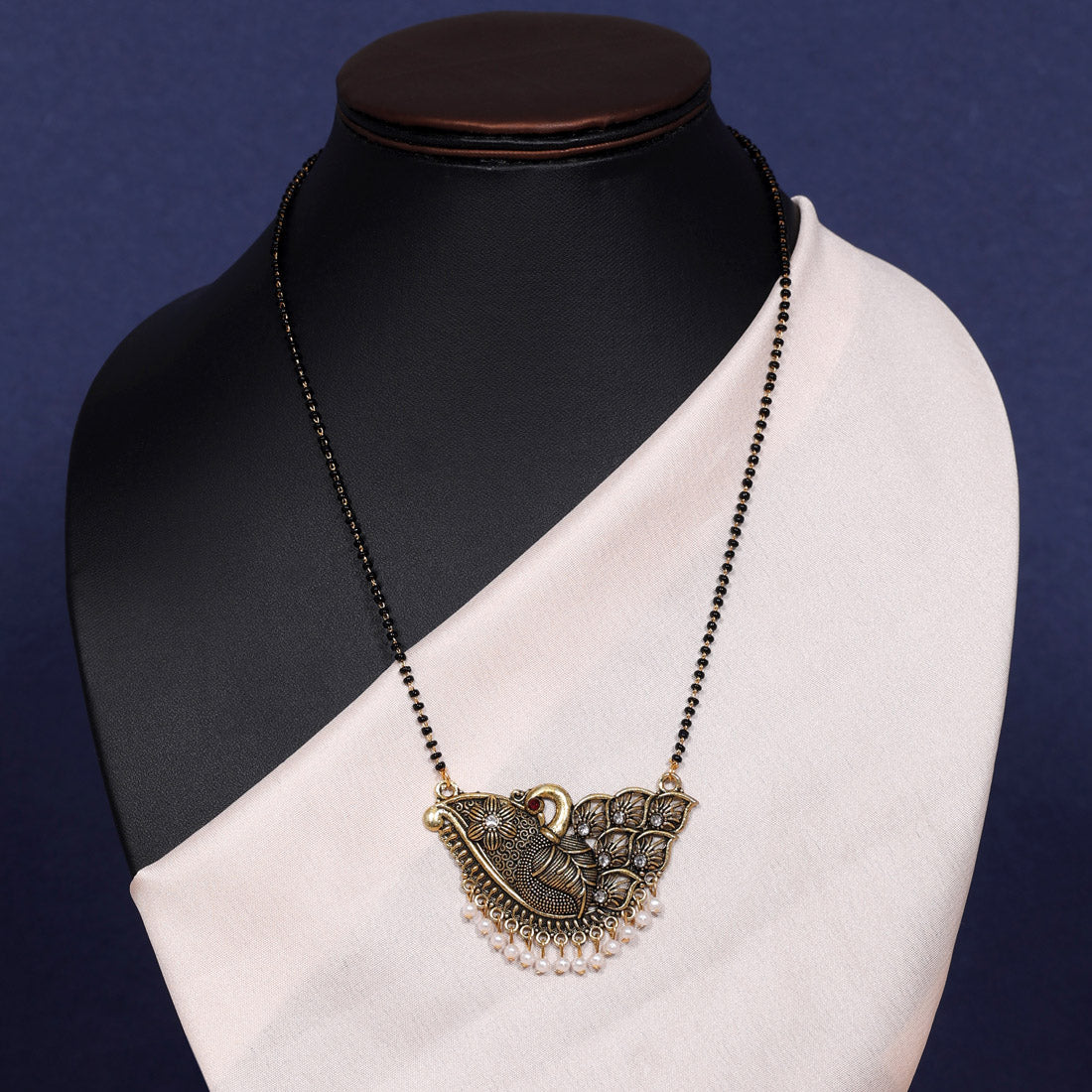 White Color Mangalsutra (MS296WHT)