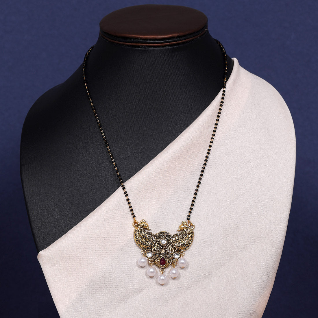 White Color Mangalsutra (MS297WHT)