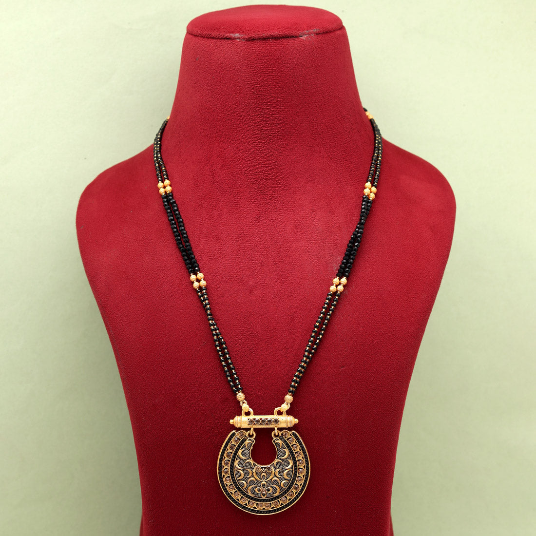 Gold Color Long Mangalsutra (MS306GLD)