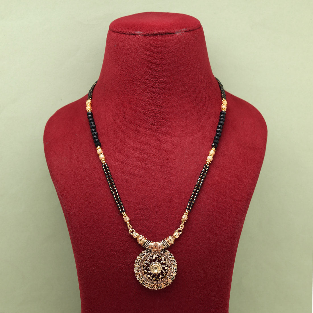 Gold Color Long Mangalsutra (MS324GLD)