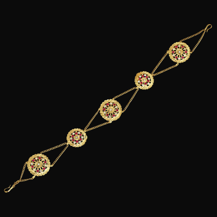 Rani Color Rhinestone Matha Patti (Sis Phool) (MTP179RNI)