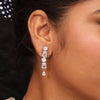 Preyans Luxury Silver Color American Diamond Premium Necklace Set (PCZN714SLV)