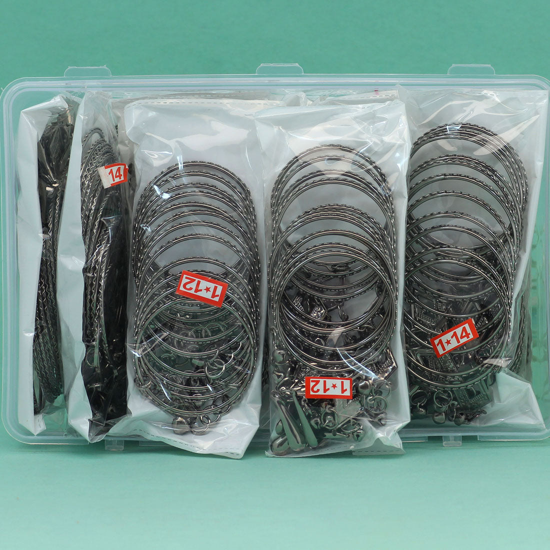 Black Color 11 Set Of Kids Bangles Combo Size(4 Set Of 1.12, 4 Set Of 1.14, 3 Set Of 2.0) (PLKBCMB512)