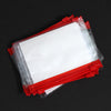 Red Color 12 Pieces Of Plastic Jewellery Pouch (PTB113CMB)