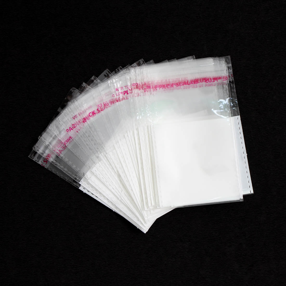Transparent Self Adhesive Resealable Plastic Jewellery Pouch (Bag) (PTB142CMB)