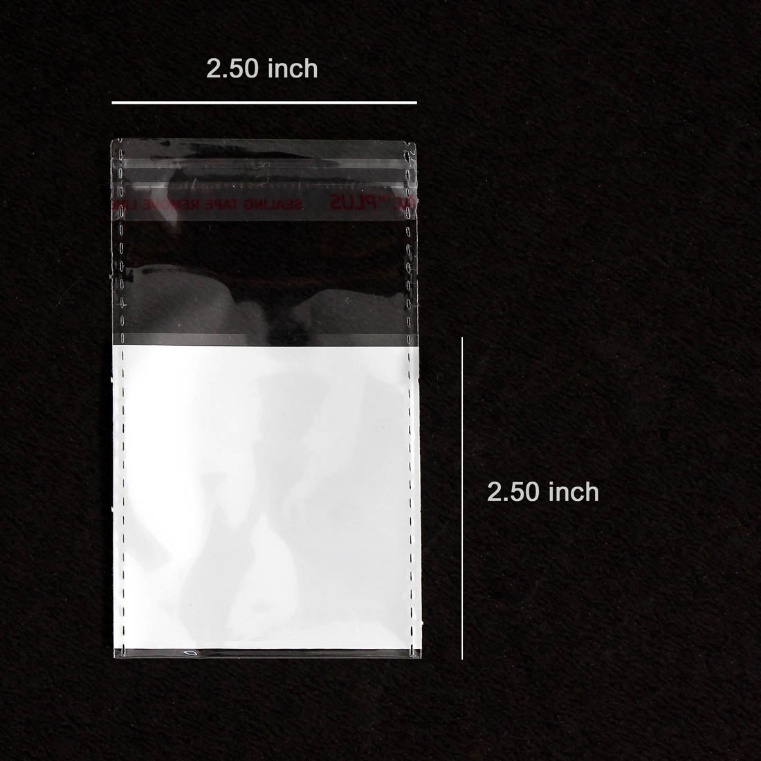Transparent Self Adhesive Resealable Plastic Jewellery Pouch (Bag) (PTB142CMB)