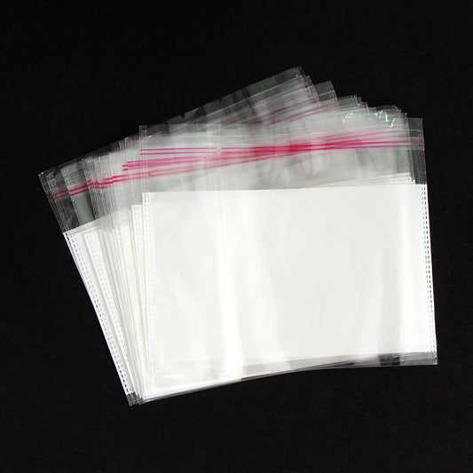 Transparent Self Adhesive Resealable Plastic Jewellery Pouch (Bag) (PTB144CMB)