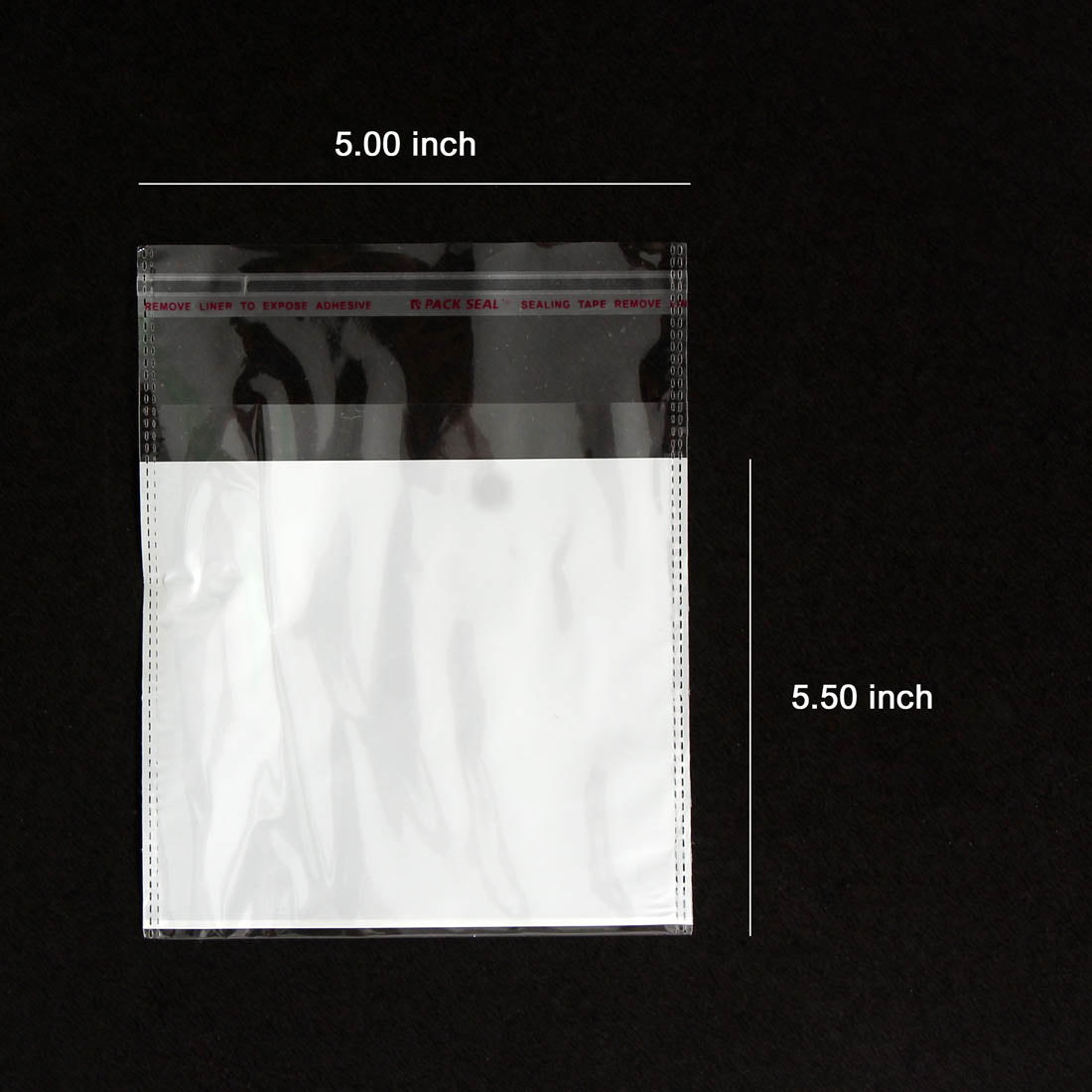 Transparent Self Adhesive Resealable Plastic Jewellery Pouch (Bag) (PTB145CMB)