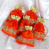 Orange Color 5 Potli Velvet Bags (PTB155CMB)