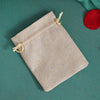 Cream & Beige Color 15 Pieces Of Jute Potli Bags (PTB222CMB)