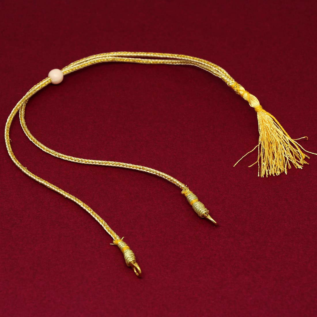 Gold Color 12 Pieces Of Adjustable Rope(Dori) For Necklace Jewellery Raw Material (ROPE101GLD)
