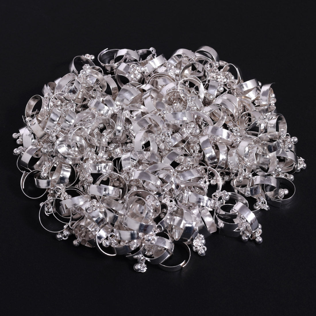 Silver Color Toe Rings (Bichhiya) Combo Of 99 Pairs (TOER179CMB)