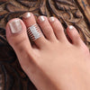 Silver Color Toe Rings (Bichhiya) Combo Of 72 Pairs (TOER194CMB)
