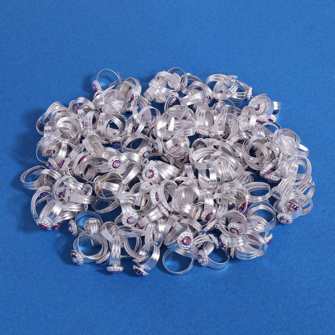 Assorted Color Toe Rings (Bichhiya) Combo Of 100 Pairs (TOER202CMB)