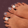 Silver Color Toe Rings (Bichhiya) Combo Of 25 Pairs (TOER227CMB)