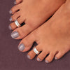 Silver Color Toe Rings (Bichhiya) Combo Of 49 Pairs (TOER228CMB)
