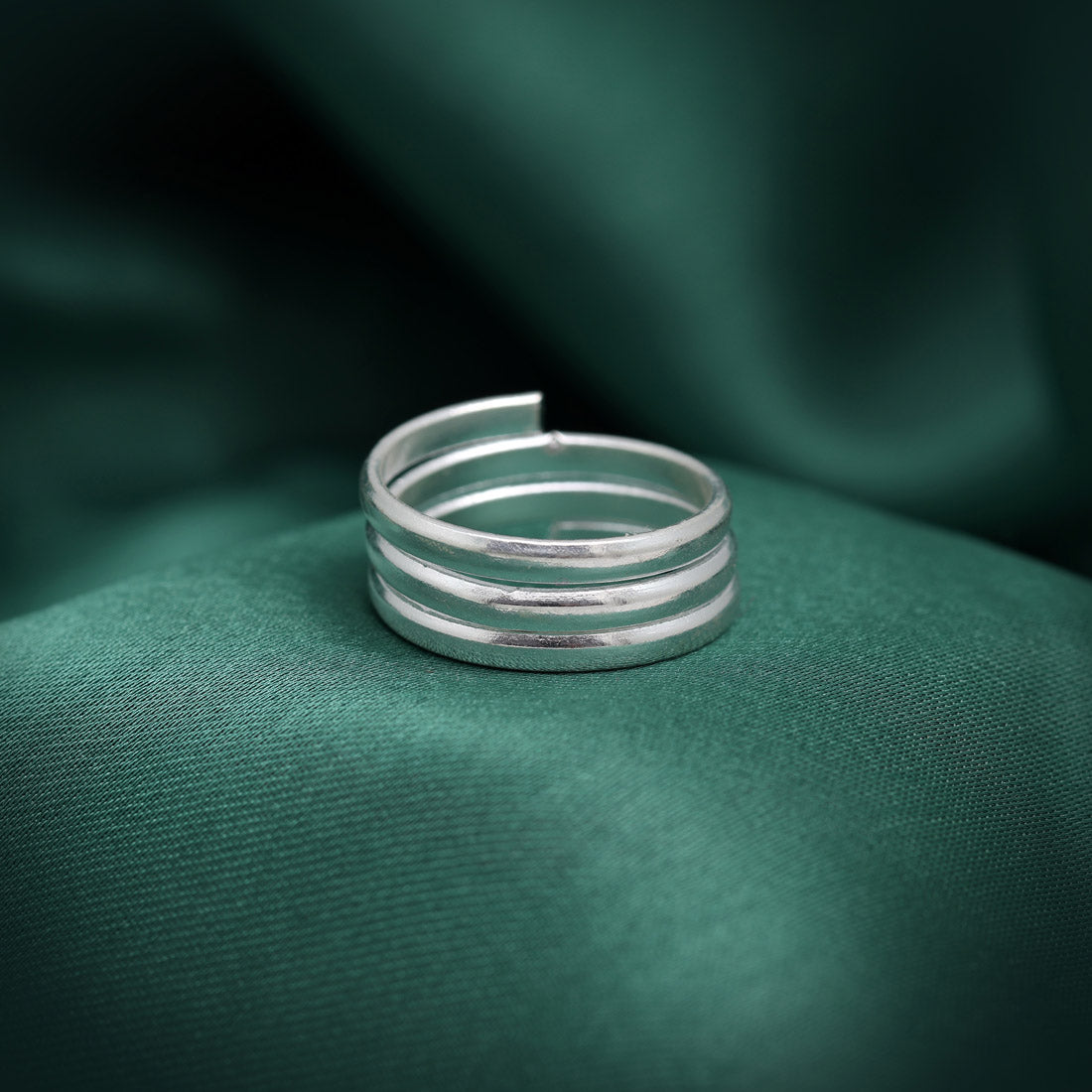 Silver Color Toe Rings (Bichhiya) Combo Of 49 Pairs (TOER228CMB)